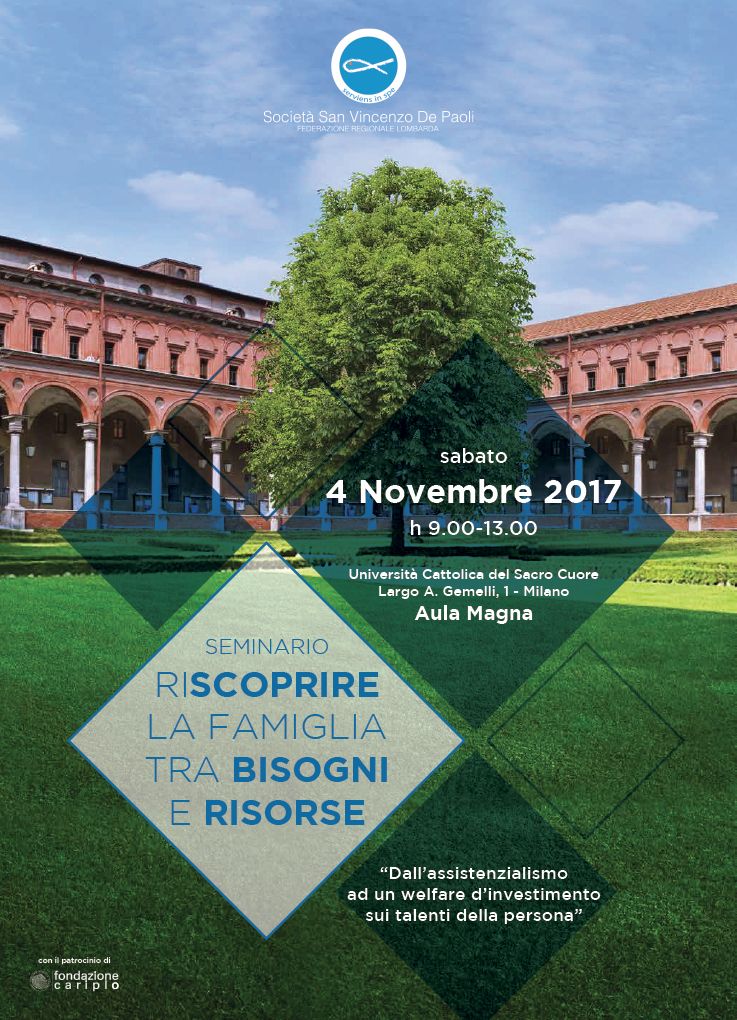 SEMINARIO “RI….SCOPRIRE LA FAMIGLIA TRA BISOGNI E RISORSE”