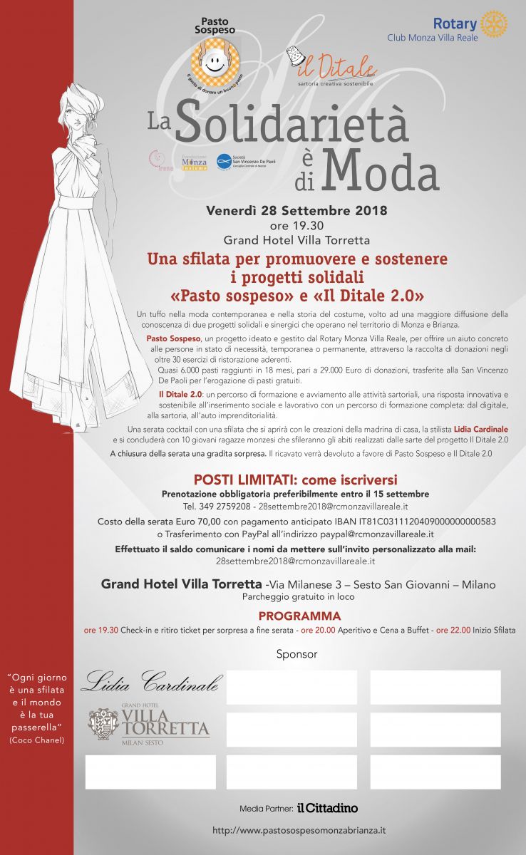 La Solidarietà è di Moda